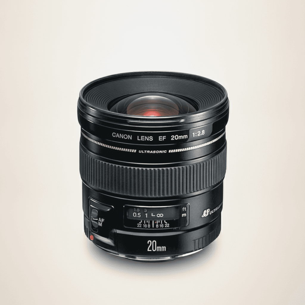佳能 EF 20mm F2.8 USM (EF) 镜头图, 20mm