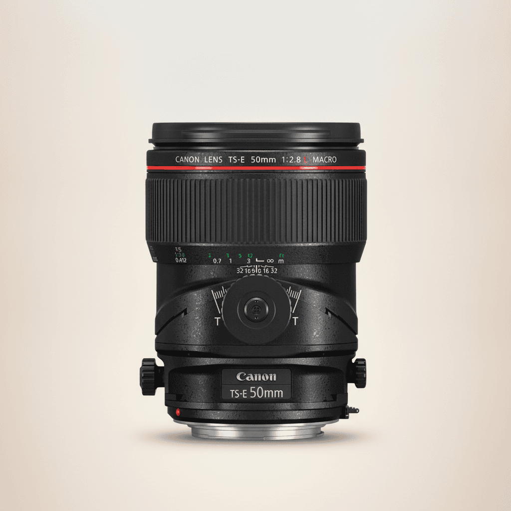 佳能 EF TS-E 50mm F2.8L Macro 移轴 (EF) 镜头图, 50mm